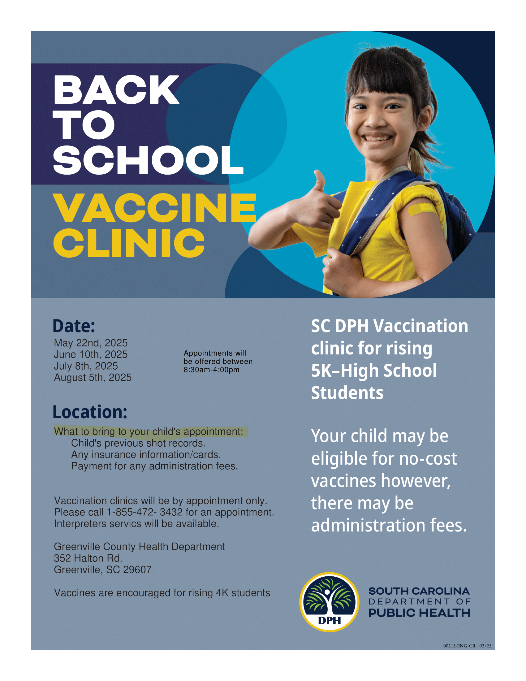 Vaccine update flyer